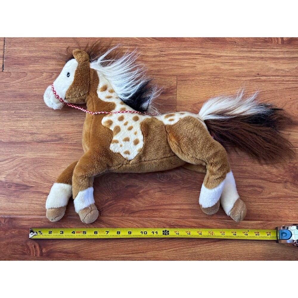 Douglas Plush Horse Stuffed Animal Brown White Spotted Small 2012 Washable